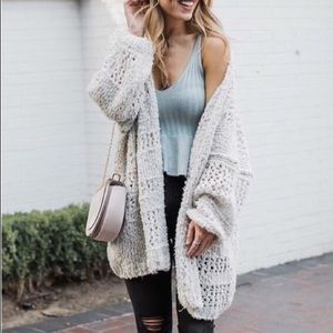 Free People Saturday Morning Knit Cardigan Sweater